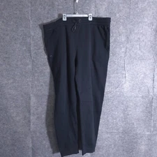 Fanatics Sweatpants Mens 46x34 Black Joggers Athletic Active Drawstring Sports