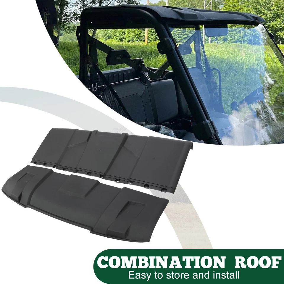 Жесткая крыша черный для Polaris Ranger XP 1000/900/570 Brutus полный размер 2013-2025 - Изображение 4 из 4