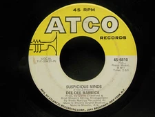 Dee Dee Warwick: Suspicious Minds / I'm Glad I'm A Woman, 45 RPM G+ (G4) 