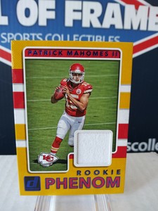2017 donruss patrick mahomes rookie phenom relic card hot!!! ebay 2017 donruss patrick mahomes