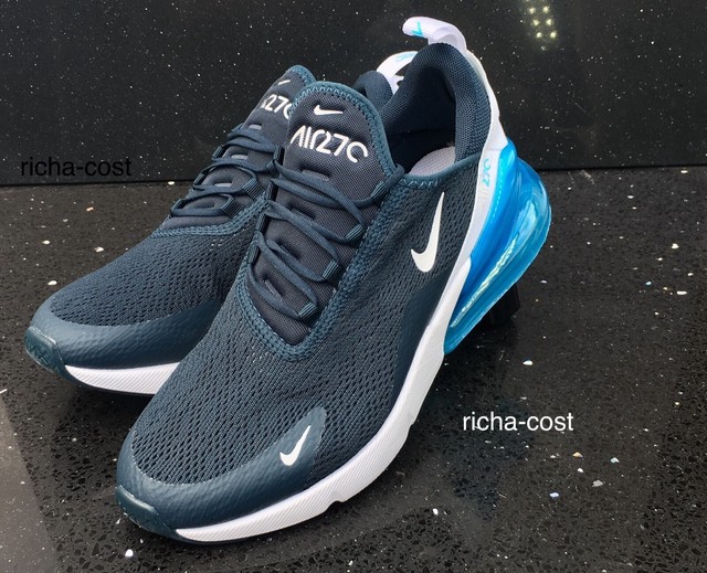 Nike Wmns Air Max 270 White Solar Red Ultramarine Women Running Shoes Ah67 101 Uk 4 5 For Sale Ebay