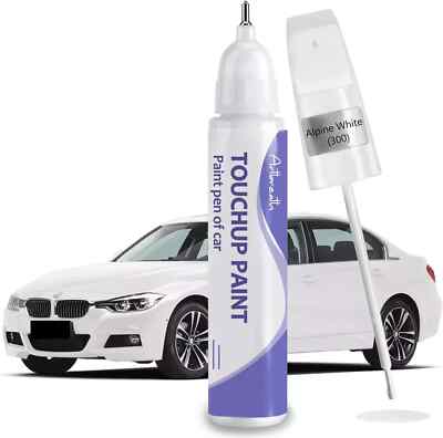 Touch up Paint for BMW Alpine White (300)-Exact Match Chips and Nicks Touchup Pa