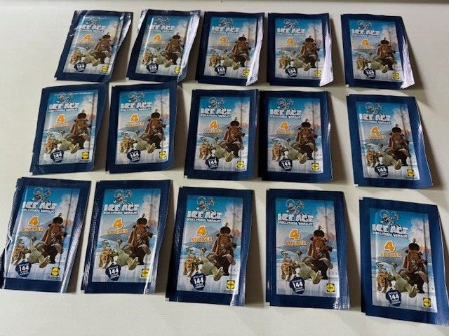 15 Packungen Lidl Sammelbilder Ice Age Kollision Voraus - Ovp