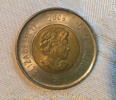 Canada 2 Dollars 2009 Queen Elizabeth II Regina coin