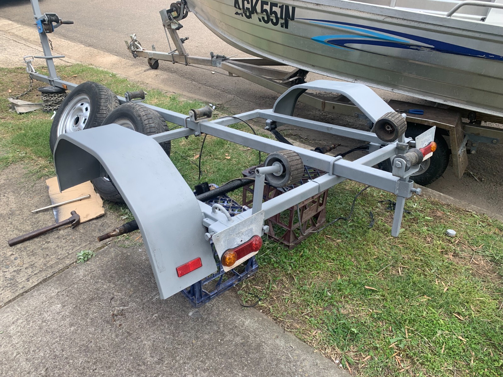 Boat Trailer Suit 10' 12' Sales Brand Galvanised Refurbished January