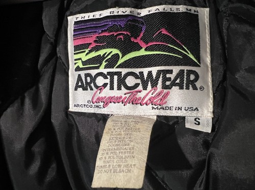 Vintage 1990’s Arctic Cat Snowmobile Suit Sm Jacket/Lg Bibs, Removable Liner - Picture 7 of 7