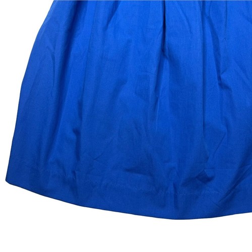Mom & Me Bishop Dress Girls Cobalt Blue Floral Embroidered Puff Sleeve Size 4 - Picture 10 of 10