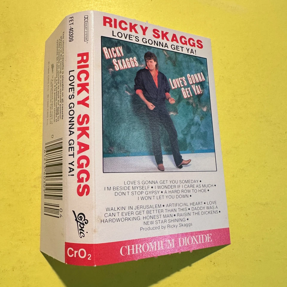 RICKY SKAGGS Love's Gonna Get Ya CASSETTE TAPE - Image 4 of 4