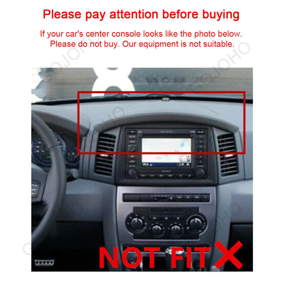 10.25" For Jeep Grand Cherokee 2004-2007 Android 13 Car Stereo GPS Radio Carplay - Image 2 of 4