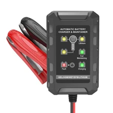 6V-12V 20W 1.5A Lithium Battery Charger Maintainer Li-ion LiPo 3S Deep Cycle