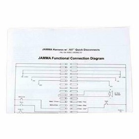 Arcade JAMMA  Video Game PCB  Mame Cabinet Wiring Harness Loom Mult icade