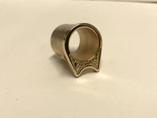 1911 Deep laser engraved .45acp Barrel Bushing FULL Radius USA!!! 24k gold plat