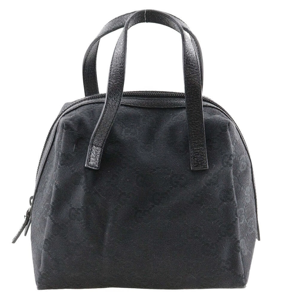 Sac à main Gucci Gg toile noire toile authentique