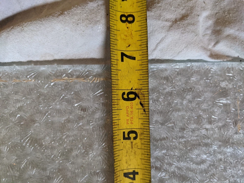 Флорентийское текстурированное конфиденциальное стекло 6x10 старое 1 шт. винтажное одиночное - Изображение 4 из 4