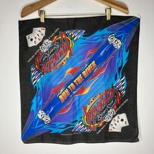 Vintage 90's 1999 Laughlin River Run Bandana Handkerchief Run To The River Biker