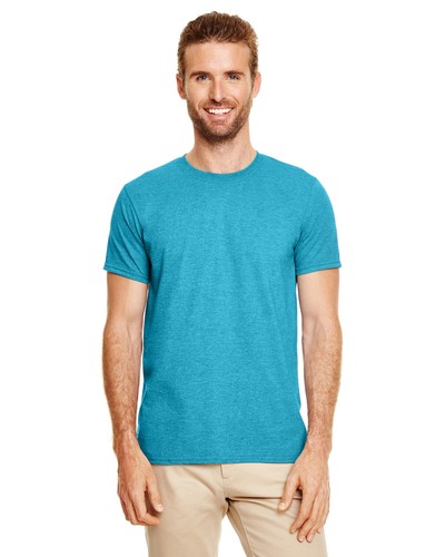 Gildan G640 Adult Softstyle T-Shirt Ringspun Cotton Crew Neck Plain T-Shirt - Picture 38 of 61