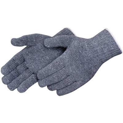 Liberty Safety String Knit Regular Weight Glove, Gray-12 pairs
