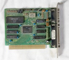 Vintage Generic monochrome graphics card 8 bit ISA tested ISAC02