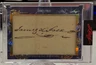 2020-21 Leaf Pearl Hockey Cut Signatures President JAMES POLK One of One 1/1
