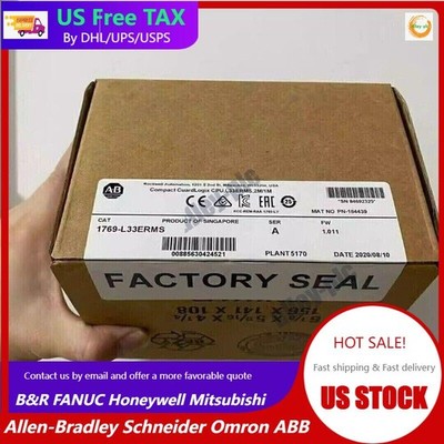 New Sealed AB 1769-L33ERMS Compact GuardLogix CPU 5370 Controller US Free Tax