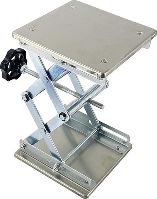 Lab Jack Stainless Steel Lift Table Scissor Jack | eBay