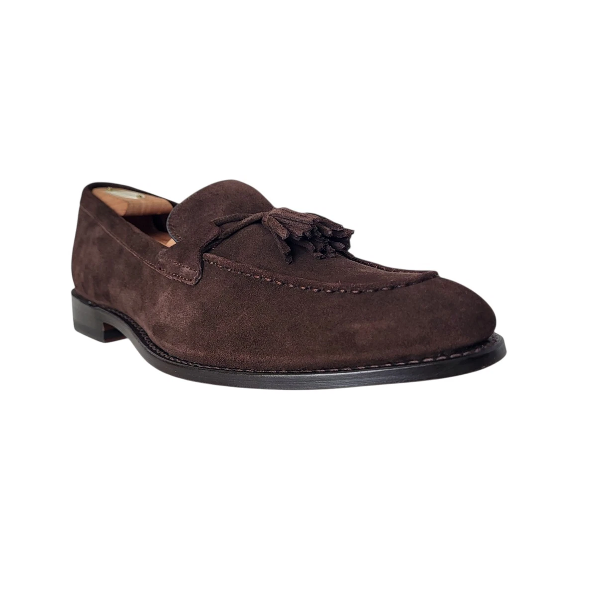 ALLEN EDMONDS Mens 9 E Quinton Oxford Dress Shoes Brown Suede Brogue Allen Edmonds Brogue Dress Shoes for Men for sale | eBay main image 3
