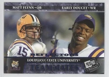 2008 Press Pass Teammates Blue Reflectors t Early Doucet Matt Flynn Rookie RC