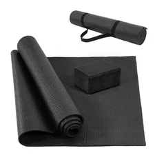 Signature Fitness All Purpose 0.25 Inch Thick High Density No Tear Exercise Y...