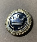 Black Tier Skills Member Crown Challenge Coin Gold Tone 1.5” — photo 2