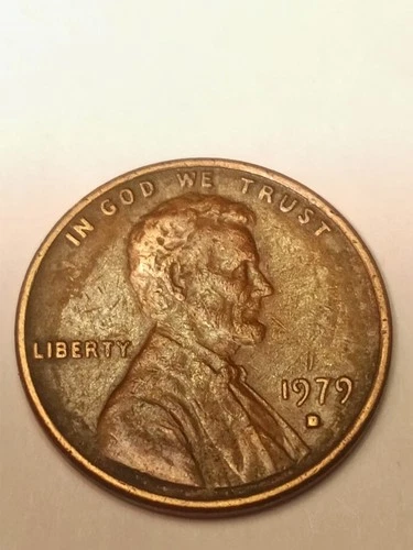 Photo of a 1979-D Lincoln Memorial Cent from an eBay listing that sold on Jul 17, 2026