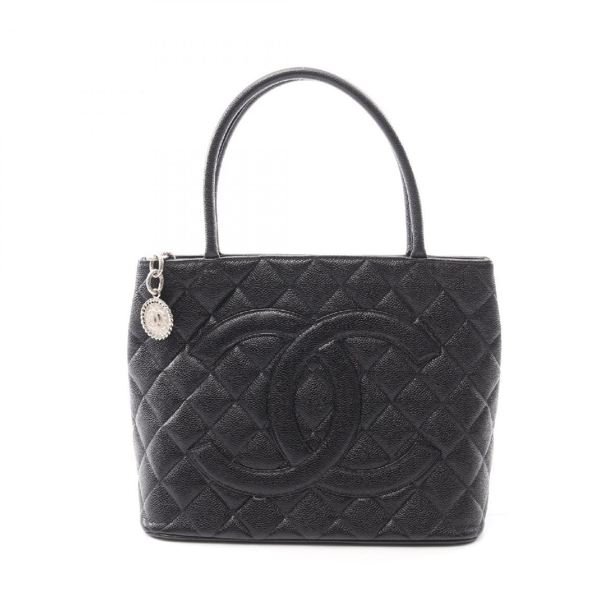 Chanel grained calfskin leather tote bag 112092