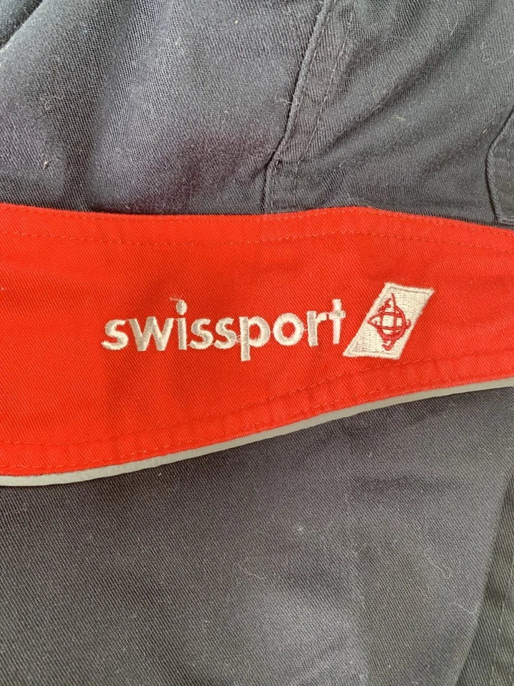 Uniforme Swissport Hombre Pantalones Visibilidad Neón Reflectante Empleado Aeropuerto 42R Foto 4 de 4