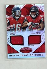 2015 Panini Certified Justin hardy/Tevin coleman #NG-ATL /249 Atlanta Falcons