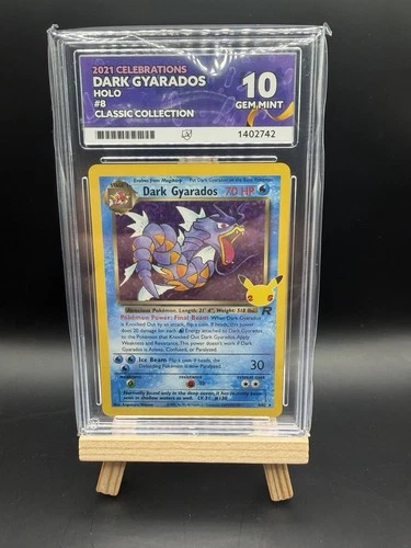 Dark Gyarados 8/82 Celebrations Classic Collection ACE 10 Perfect Subgrades!