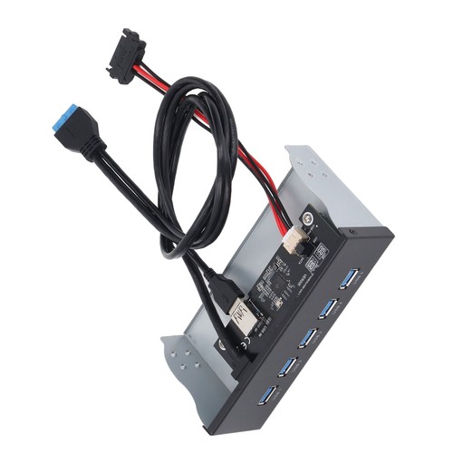 Front Panel USB Hub 5xUSB3.2 GEN1 19 Pin 5.25in Optical Drive Front Panel For FY - Afbeelding 4 van 24