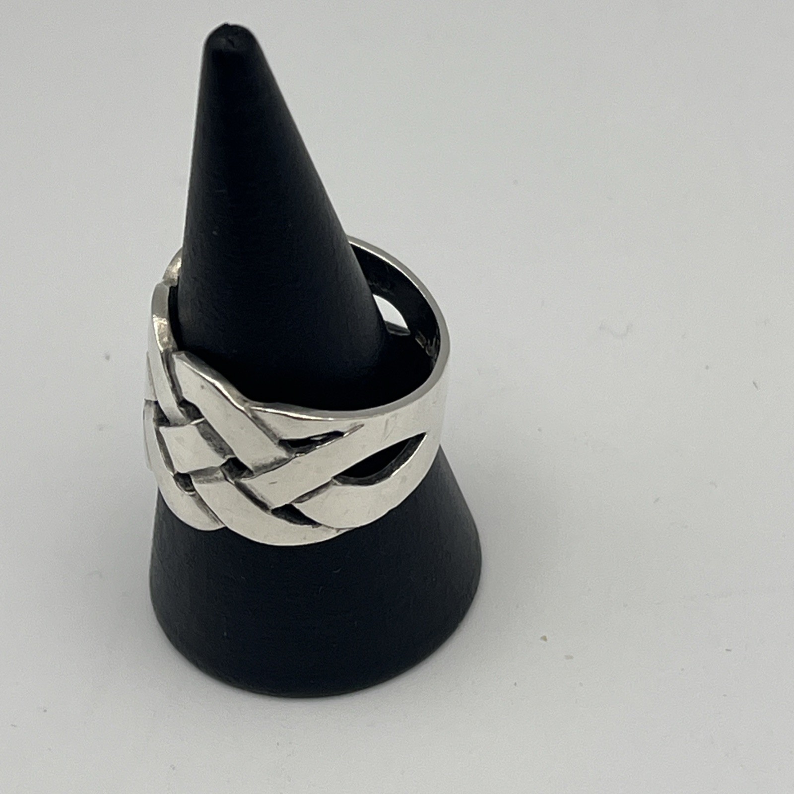 Sterling Silver Braided Celtic Knot Ring - image 2