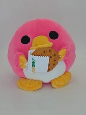 Zuru Snackles WHITNEY the Pink Platypus Plush w/Subway Cookie 6” Series 2, SOFT 