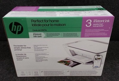 HP DeskJet 2827e Wireless Color Inkjet All-In-One Printer, Copy & Scan