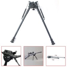 Bipiede da 13" a 21" Gamba Regolabile Caccia Perno/Molla Rotante Ritorno Fucile Acciaio