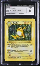 Raichu 14/102 Base Set (Shadowless) Holo for sale online | eBay