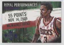 2013 Panini Court Kings Royal Performances Purple 24/25 Brandon Jennings #11 2w5