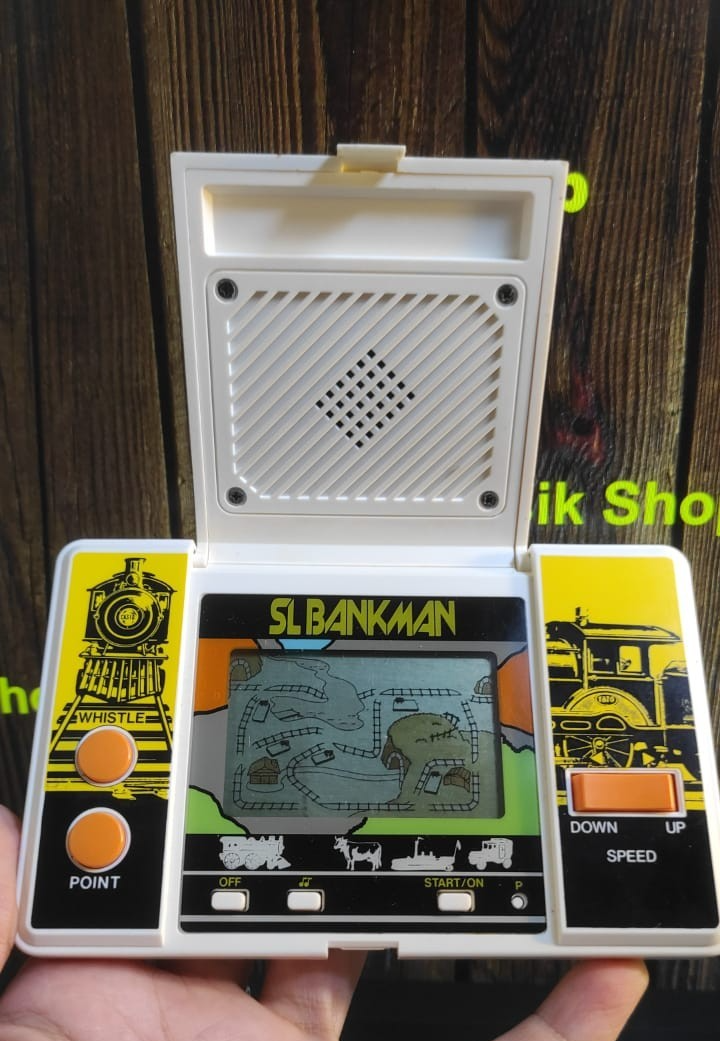 CASIO LCD HANDHELD GAME CG-360 SL BANKMAN 1986 JAPAN VINTAGE SKU