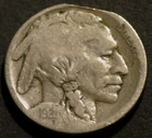 1921 S Buffalo Nickel Key Date Restored Damaged Edge Five Cent 5c Coin E410