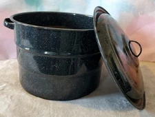 Granite Ware Steel/Porcelain Water-Bath Canner with Rack  21.5-Quart New Other