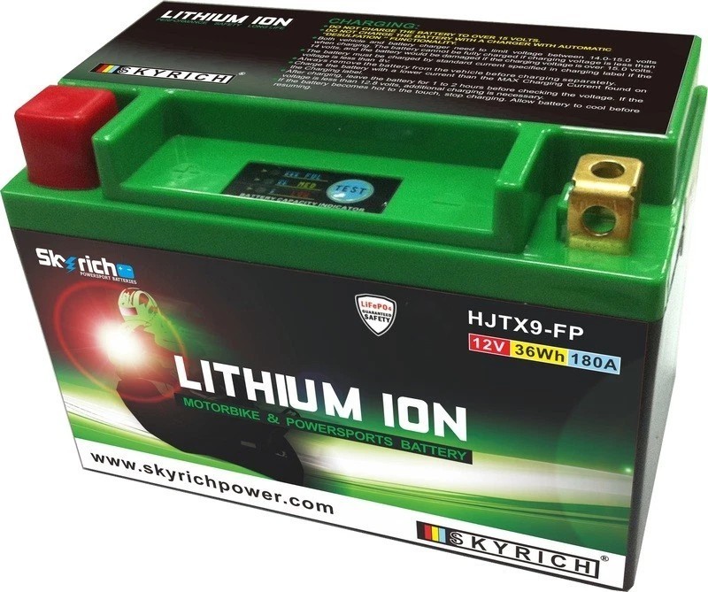 Batterie lithium-ion Skyrich pour prolonger vos sorties moto sans panne