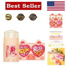 Unscented Milky Piggy Great Block Face Stick - Powerful SPF 50 Protection