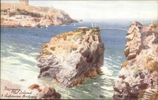 Cornwall UK Newquay The Island Suspension Bri...