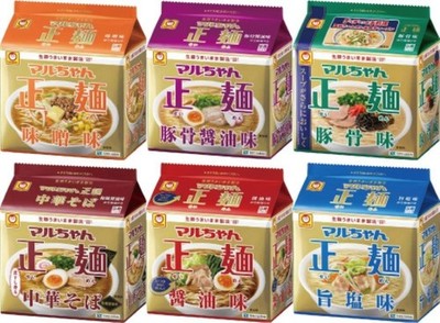 Maruchan Seimen 5-pack assorted ramen set soy sauce, miso, salt,porkbone from jp