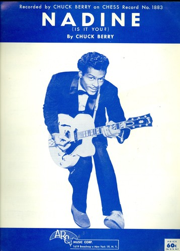 Chuck Berry "Nadine" sheet music ARC Music Group Chess Records 1964