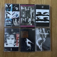 U2 CASSETTE LOT Joshua Tree ACHTUNG BABY Boy War Rattle Hum Unforgettable Fire